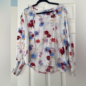 Lucky Brand floral top XL